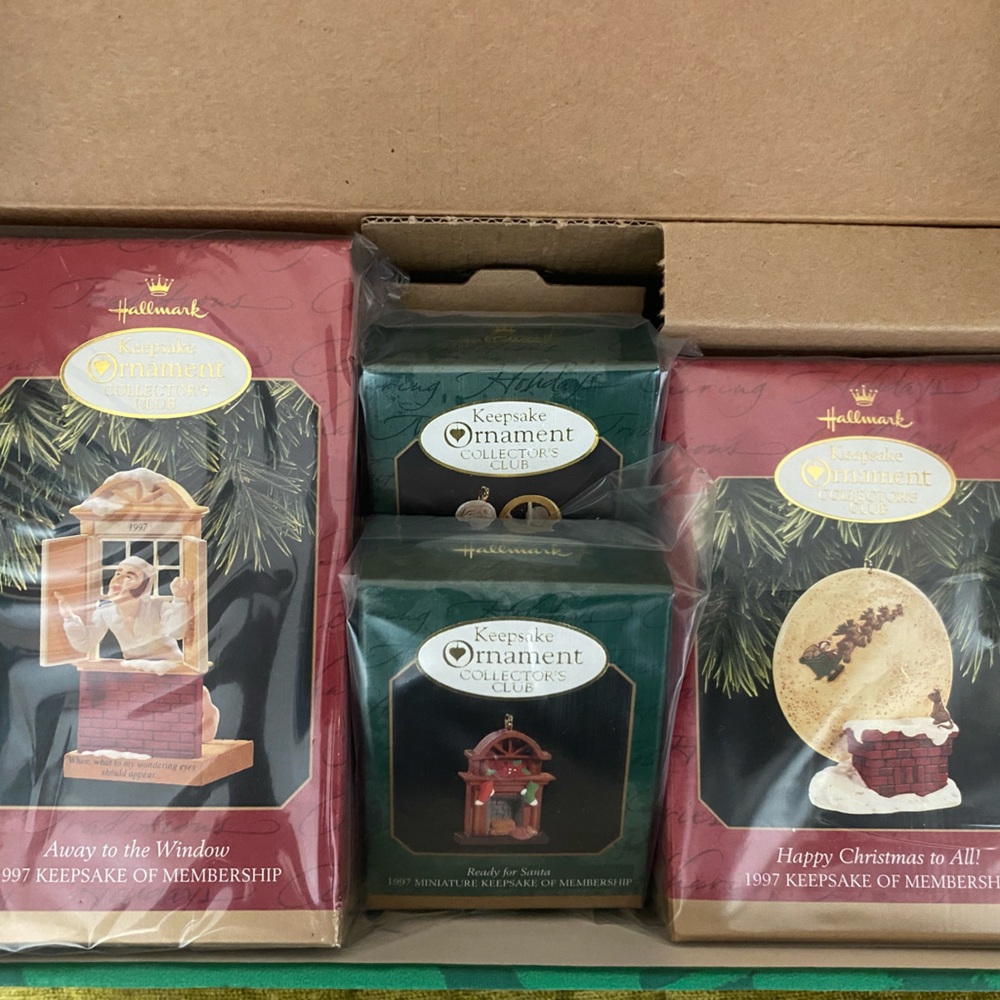 1997 Hallmark Collectors Club The Night Before Christmas Set